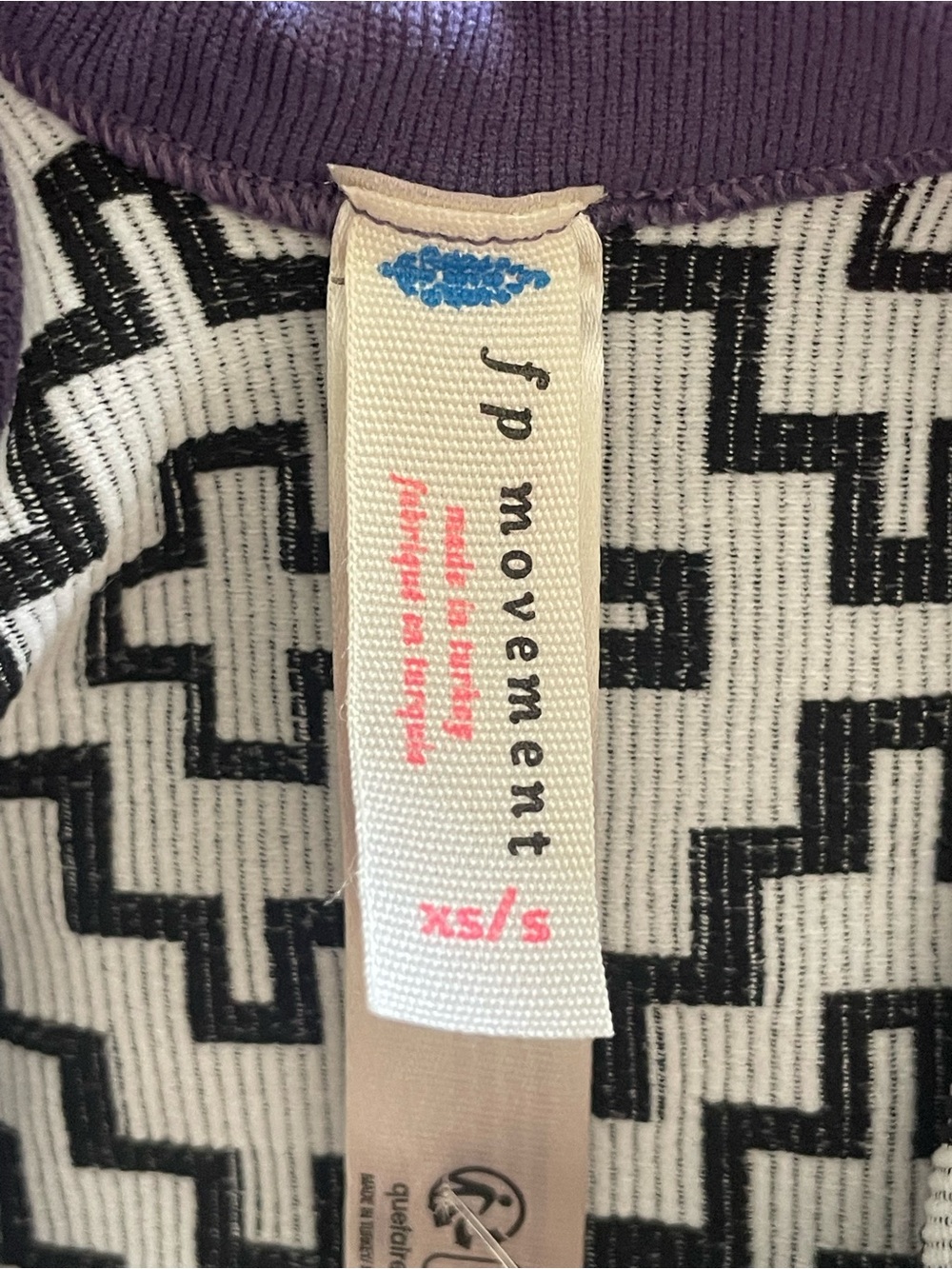 Free People Movement All Clear Purple-Trim Black/White
Geometric Crop Tank Top - Picture 6 of 6